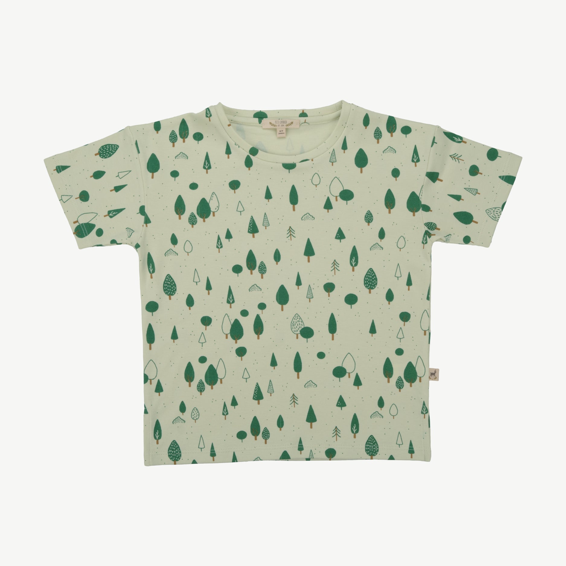 Short Sleeve T-shirt - Wintergreen Mint Cream