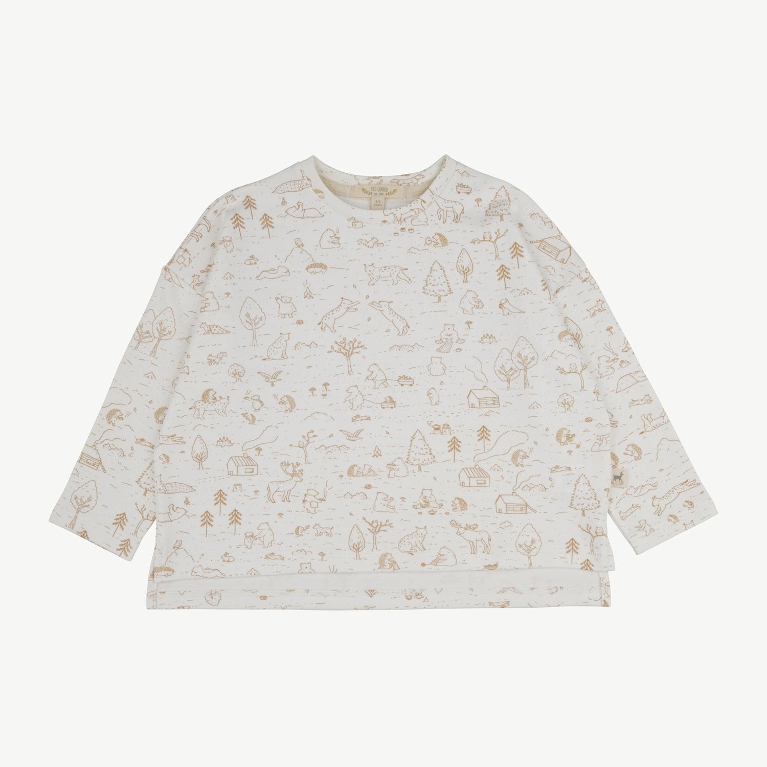 Oversized T-shirt - The Story Ivory