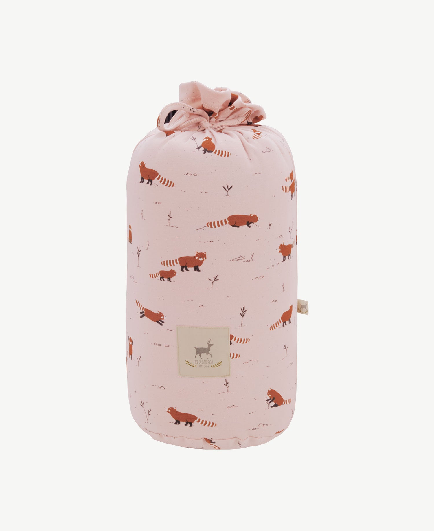 Padded Blanket -Joyful Panda - Peach Whip