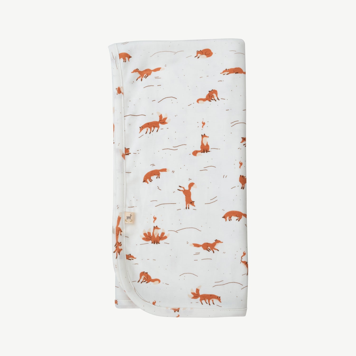 'mountain kitsune (foxes)' ivory double sided blanket