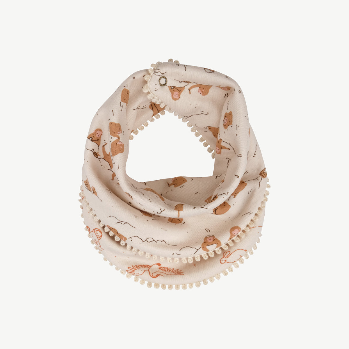 'monkey snow day' sandshell bandana