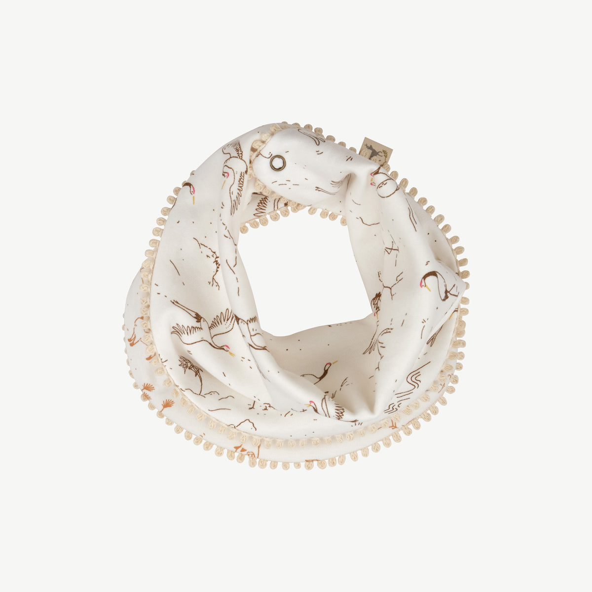 'tsuru ballet (cranes)' ivory bandana