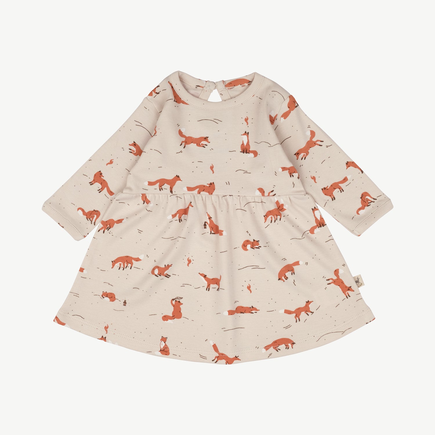 'mountain kitsune (foxes)' sandshell dress