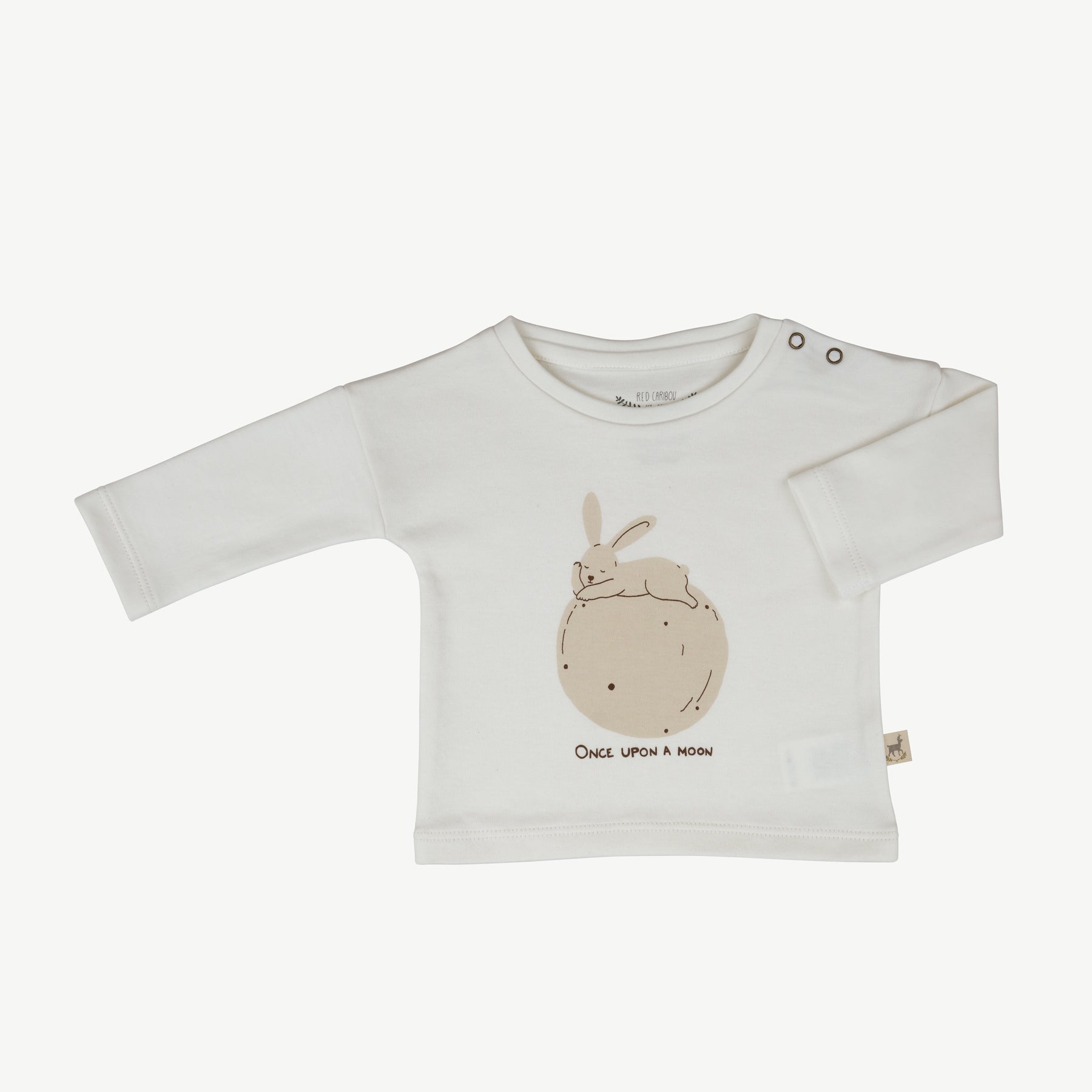 'once upon a moon (hare)' ivory t-shirt