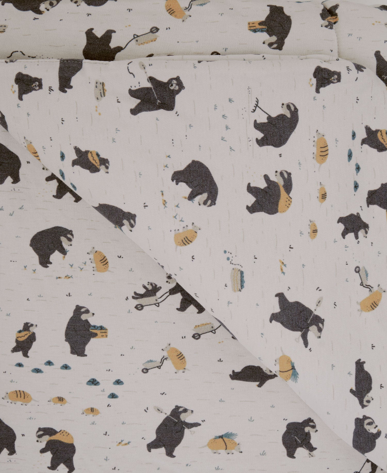 Padded Blanket - Bear Land - Lunar Rock