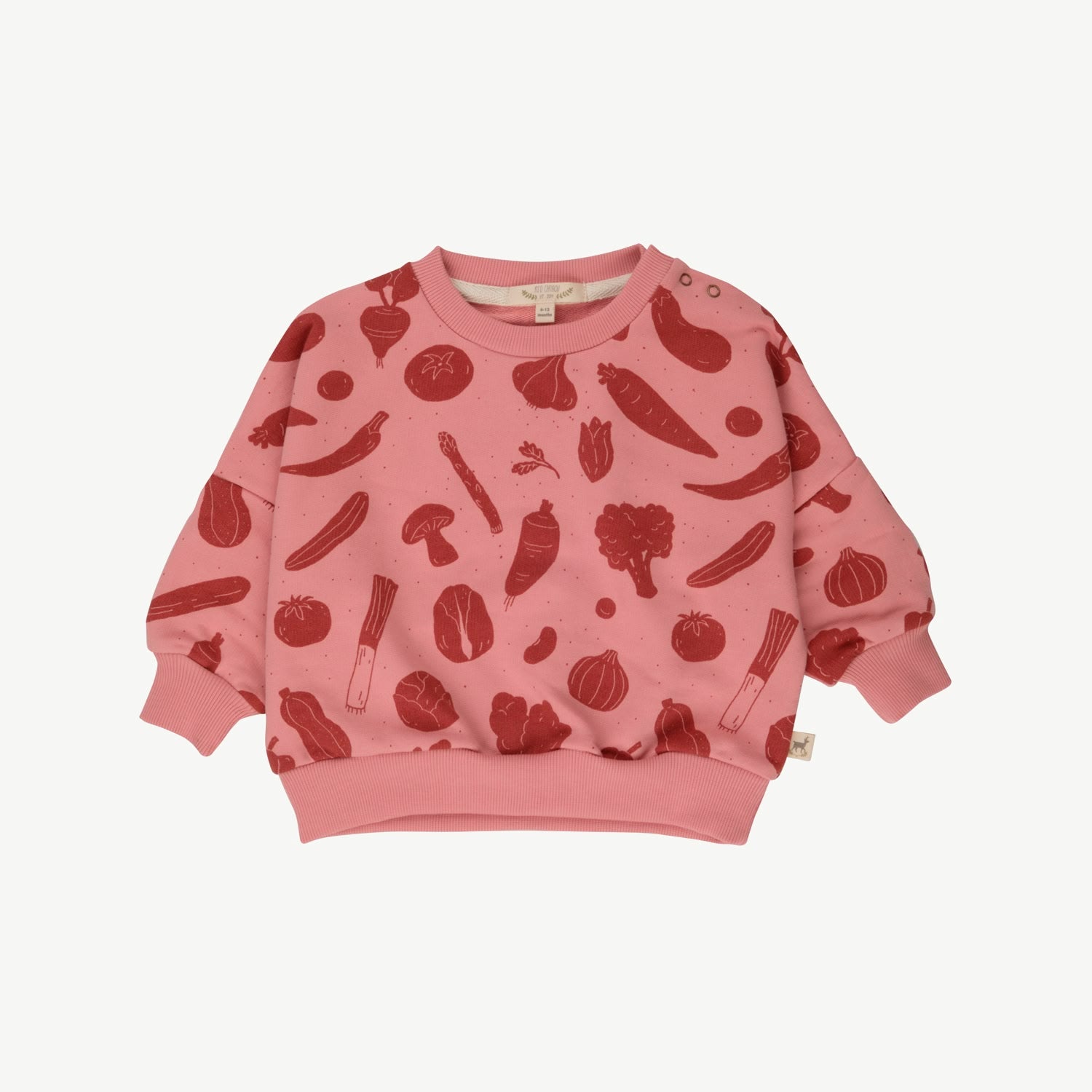 Sweatshirt - Veggie Fiesta - Blush