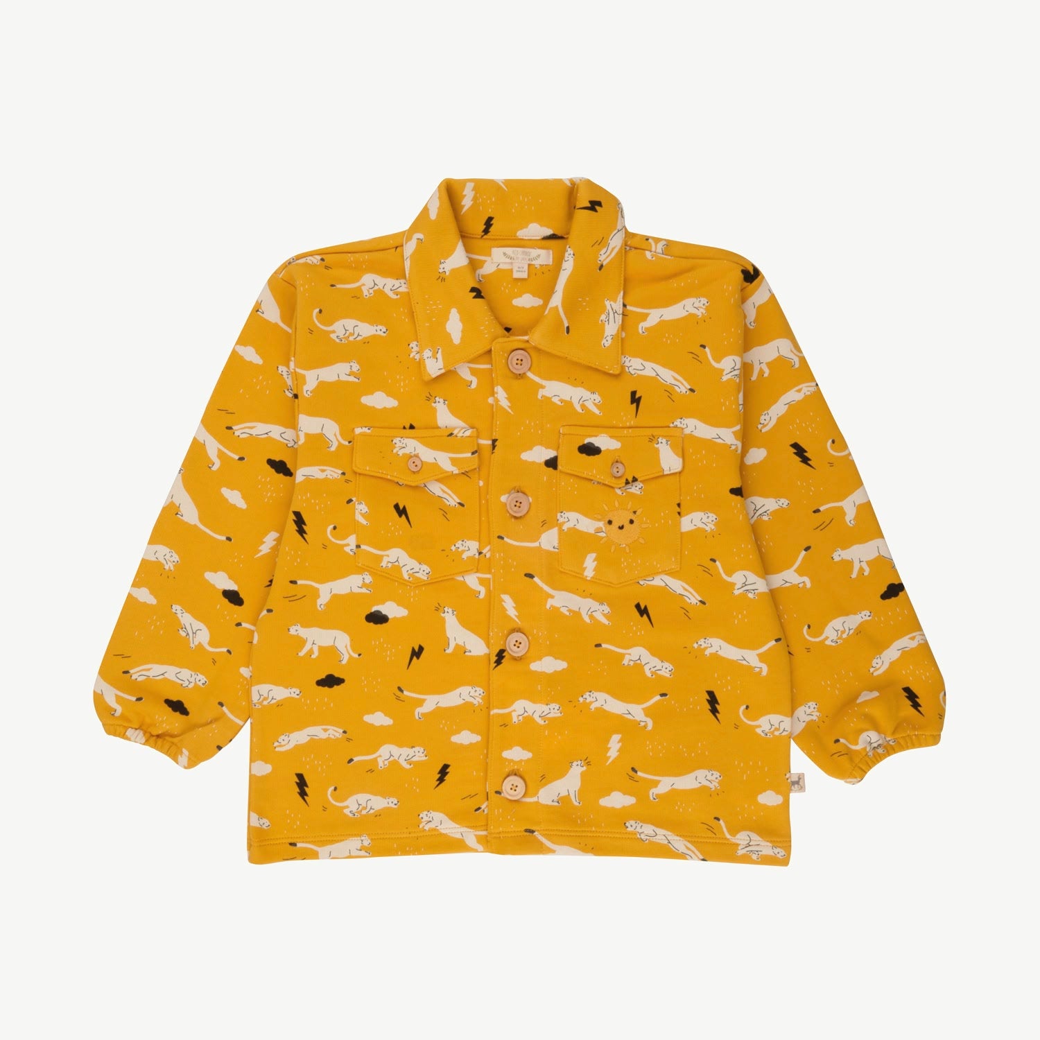 French Terry Jacket - Thunder Puma - Golden Spice