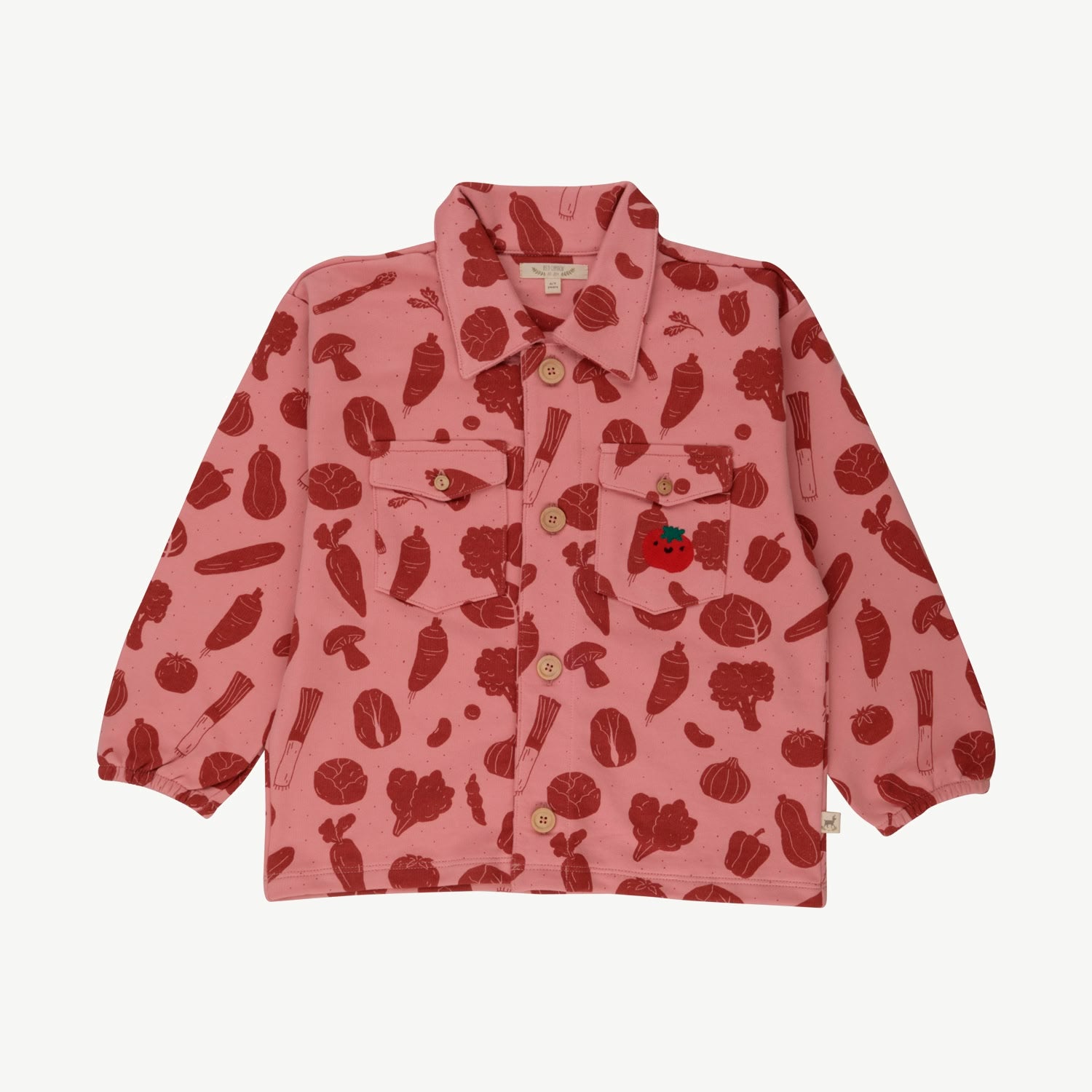 French Terry Jacket - Veggie Fiesta - Blush