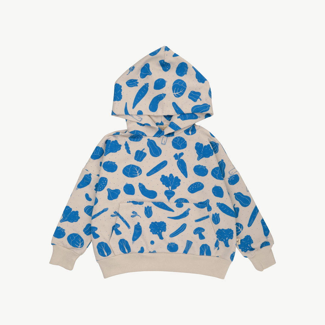 Hoodie - Veggie Fiesta - White Sand