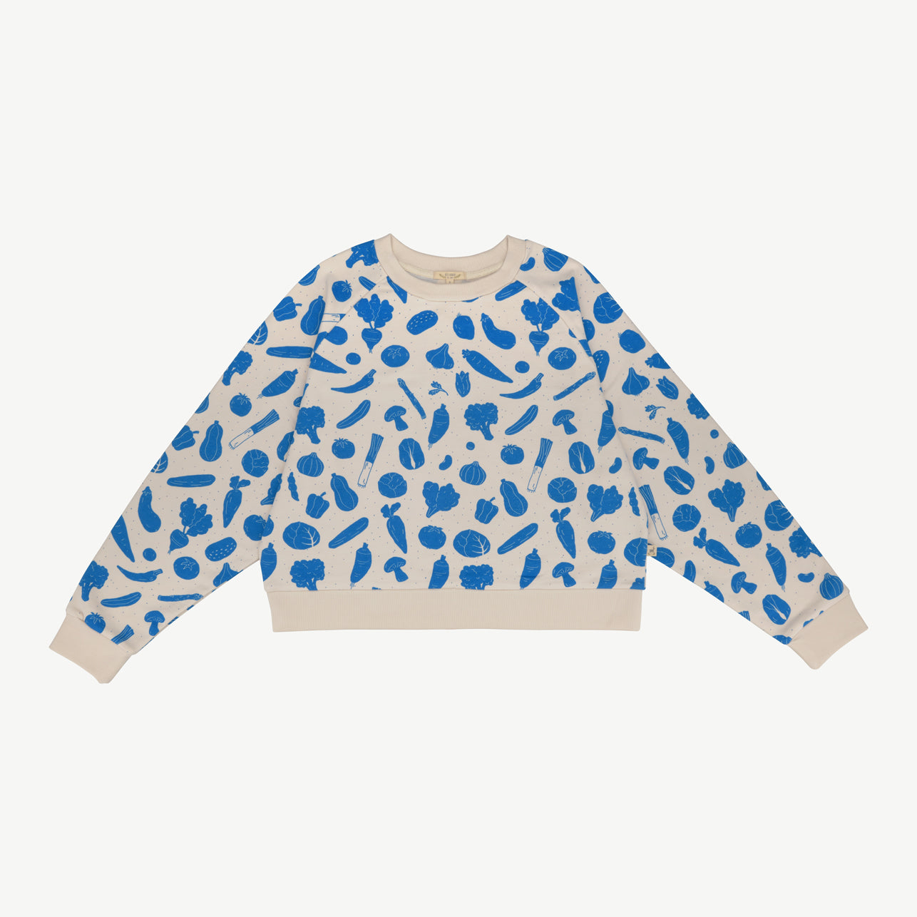 Sweatshirt - Veggie Fiesta - White Sand