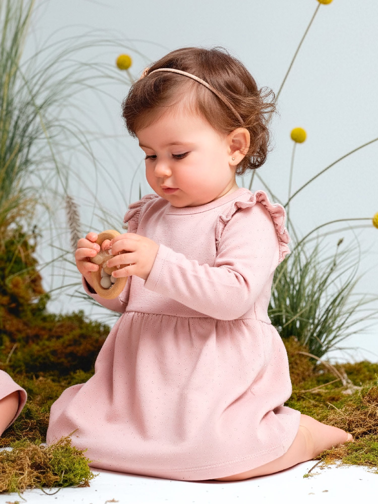 Pointelle Dress - Pointelle - Lotus