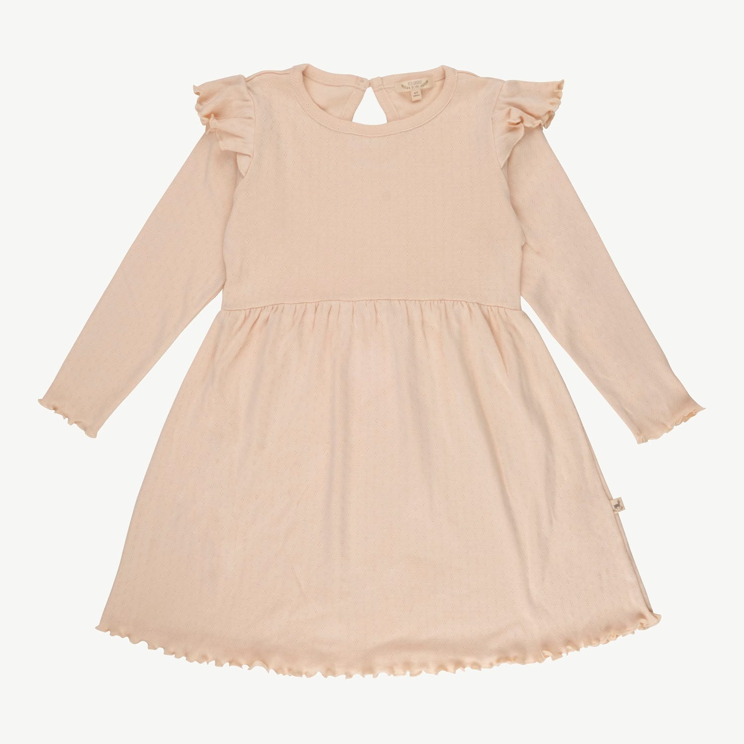 Pointelle Dress - Pointelle - Pink Tint