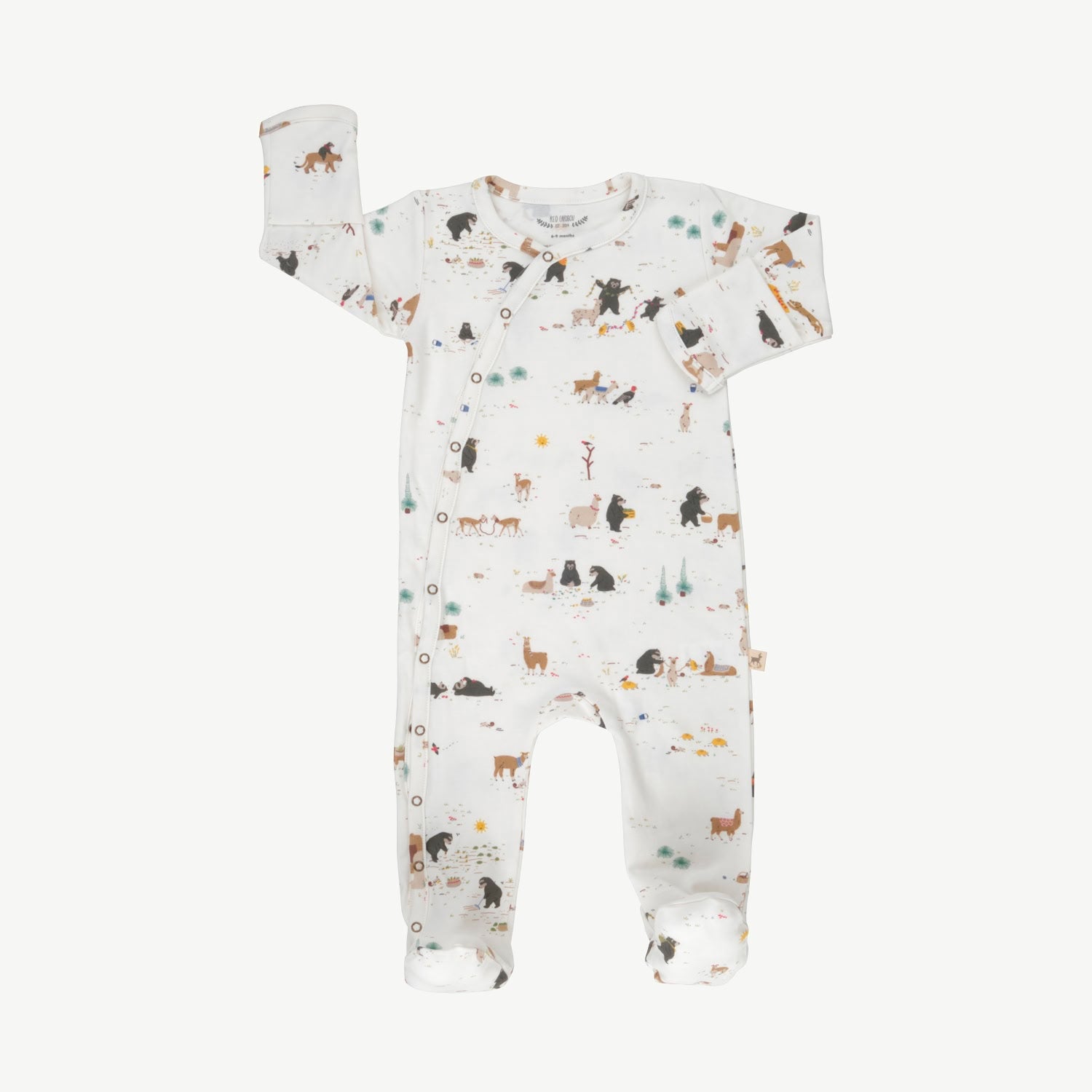 Footed Jumpsuit - The Story - Ivory