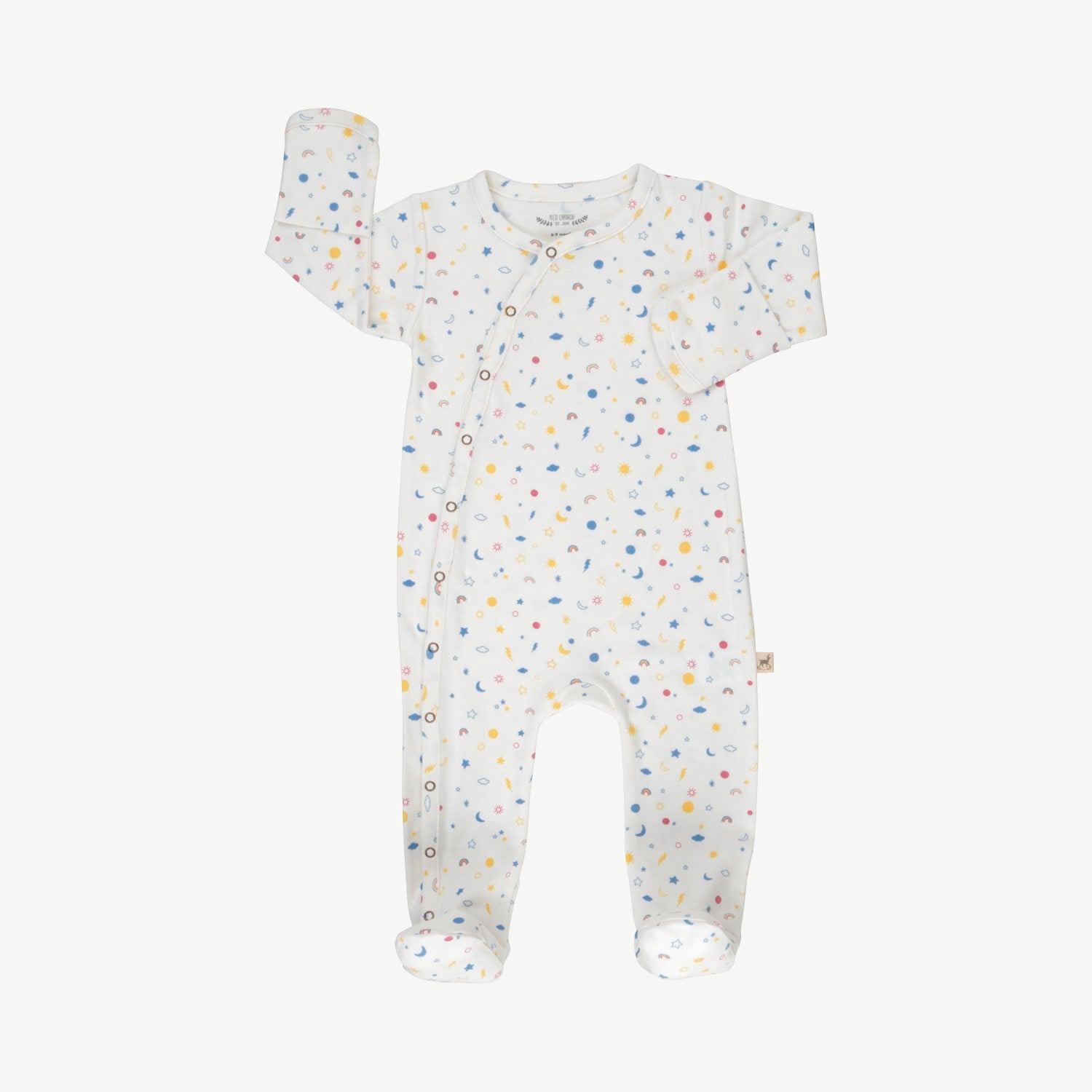 Footed Jumpsuit - Sky Dreams - Ivory