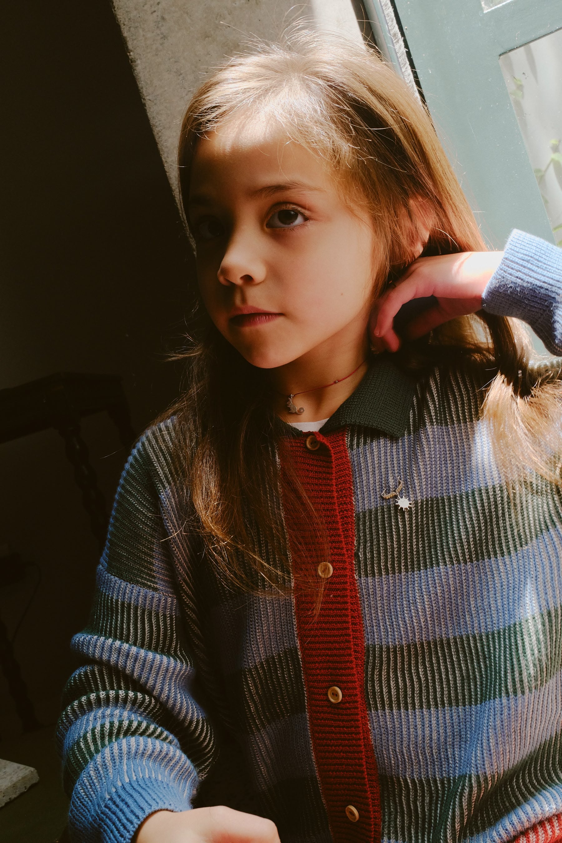 Brooch - Sun Charm - Sterling Silver