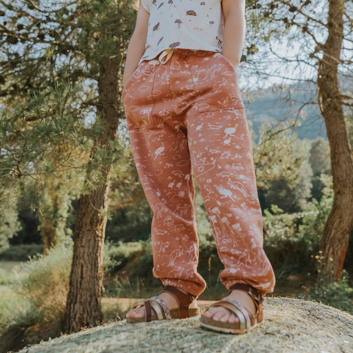 'the story' mocha mousse joggers