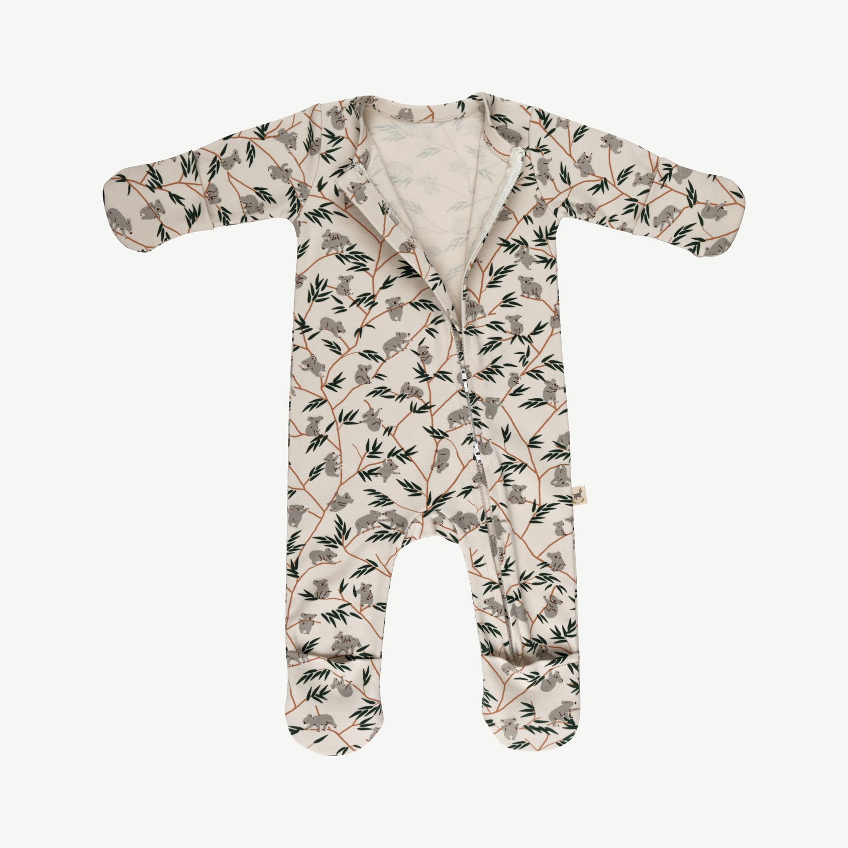 Baby essentials 3, 'joyful joeys' rainy day zippered jumpsuit + beanie