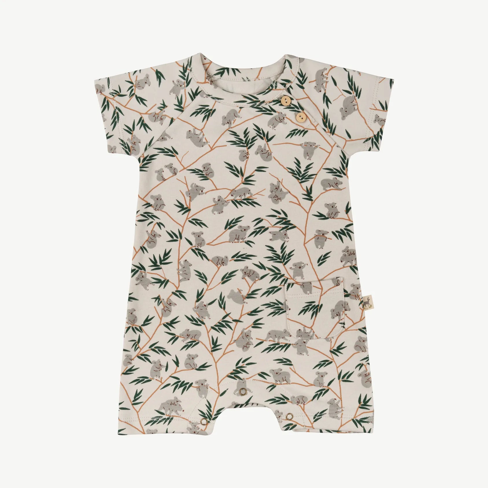 'joyful joeys' rainy day short sleeve jumpsuit