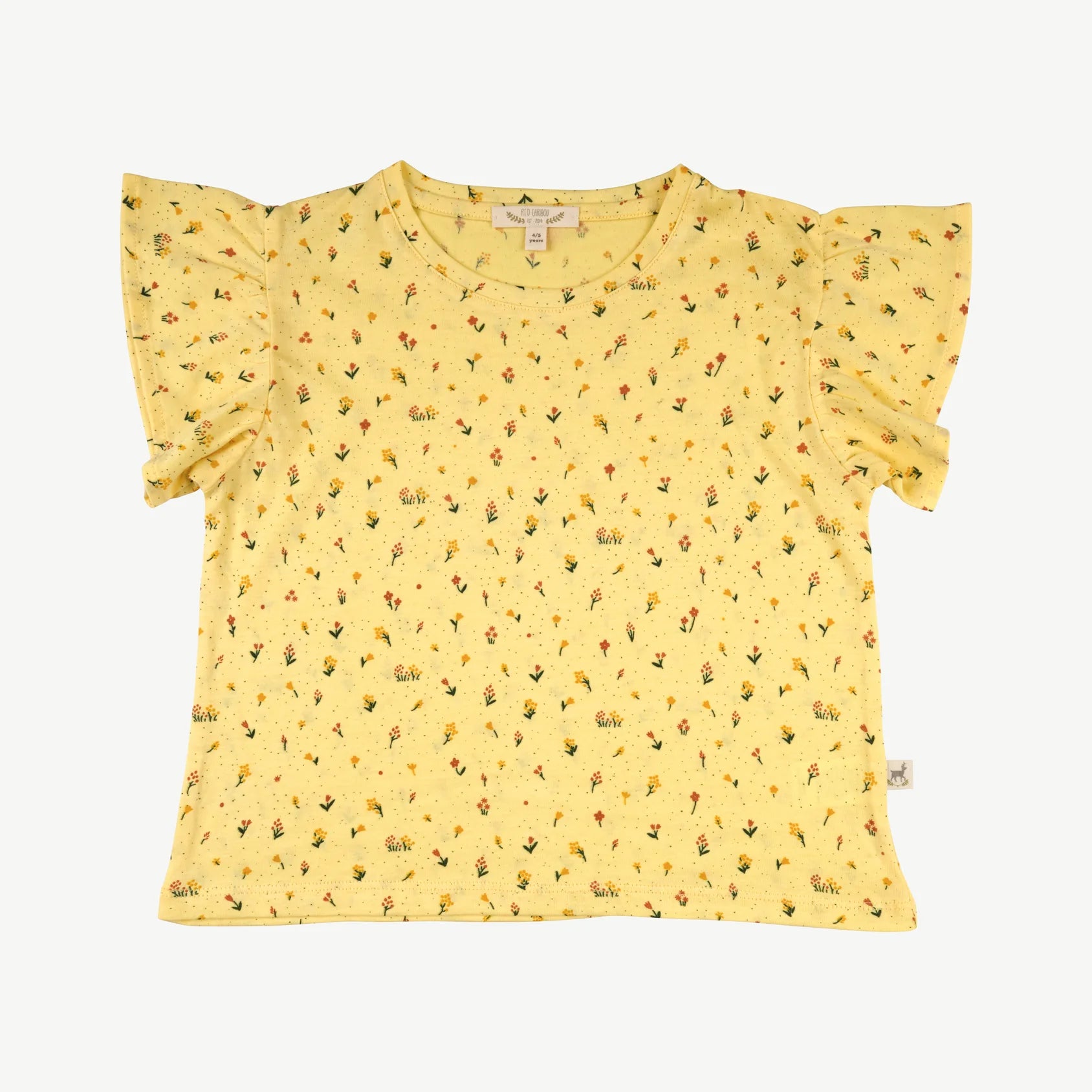 'desert wildflower' sundress frill sleeve t-shirt