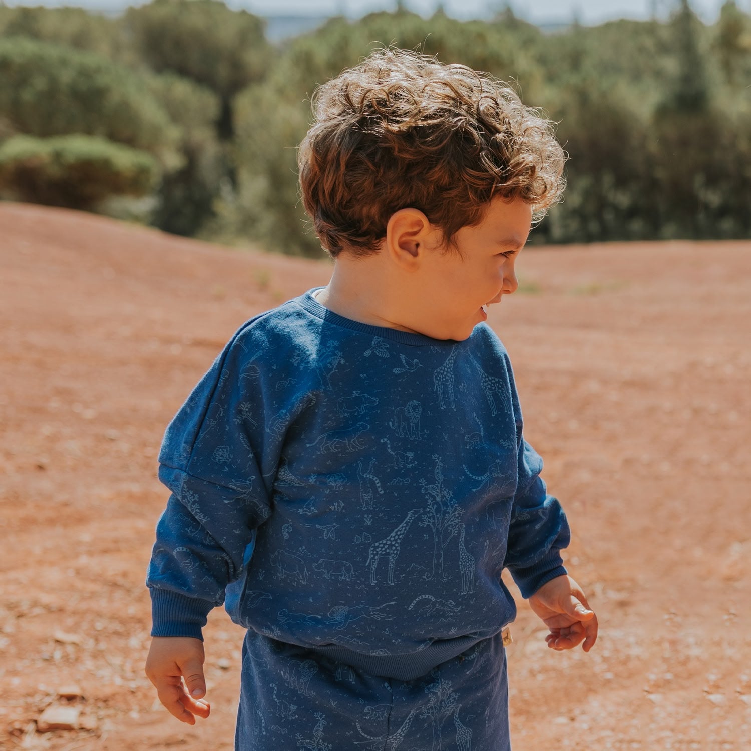 Sustainable baby sweatshirts - Red Caribou, cozy and eco-friendly clothing for all seasons.