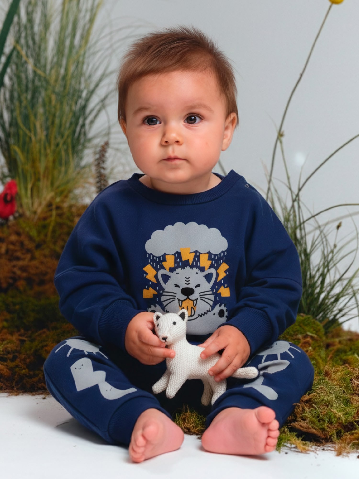 Sweatshirt - Puma face - Deep Cobalt