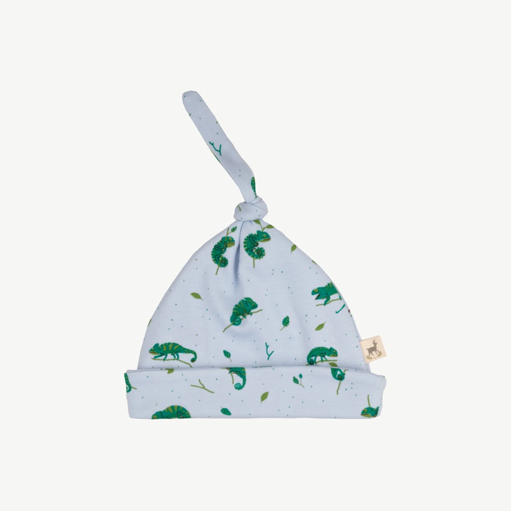 Beanie - Charming Chameleons - Light Blue