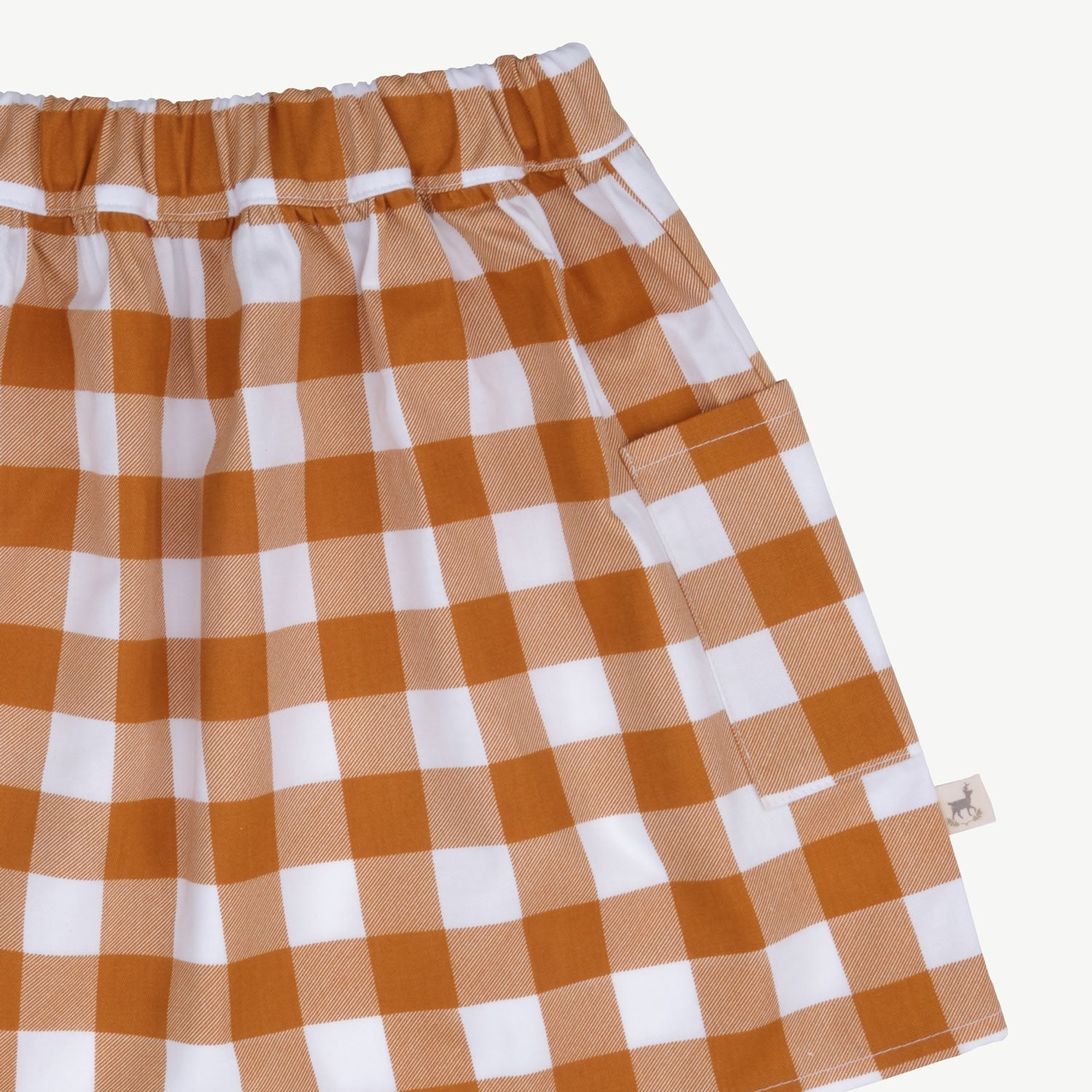 Skirt - Gingham Gem - Mustard