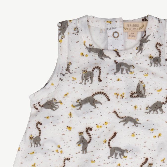 Baggy Onesie - L'amour Lemur - Ivory