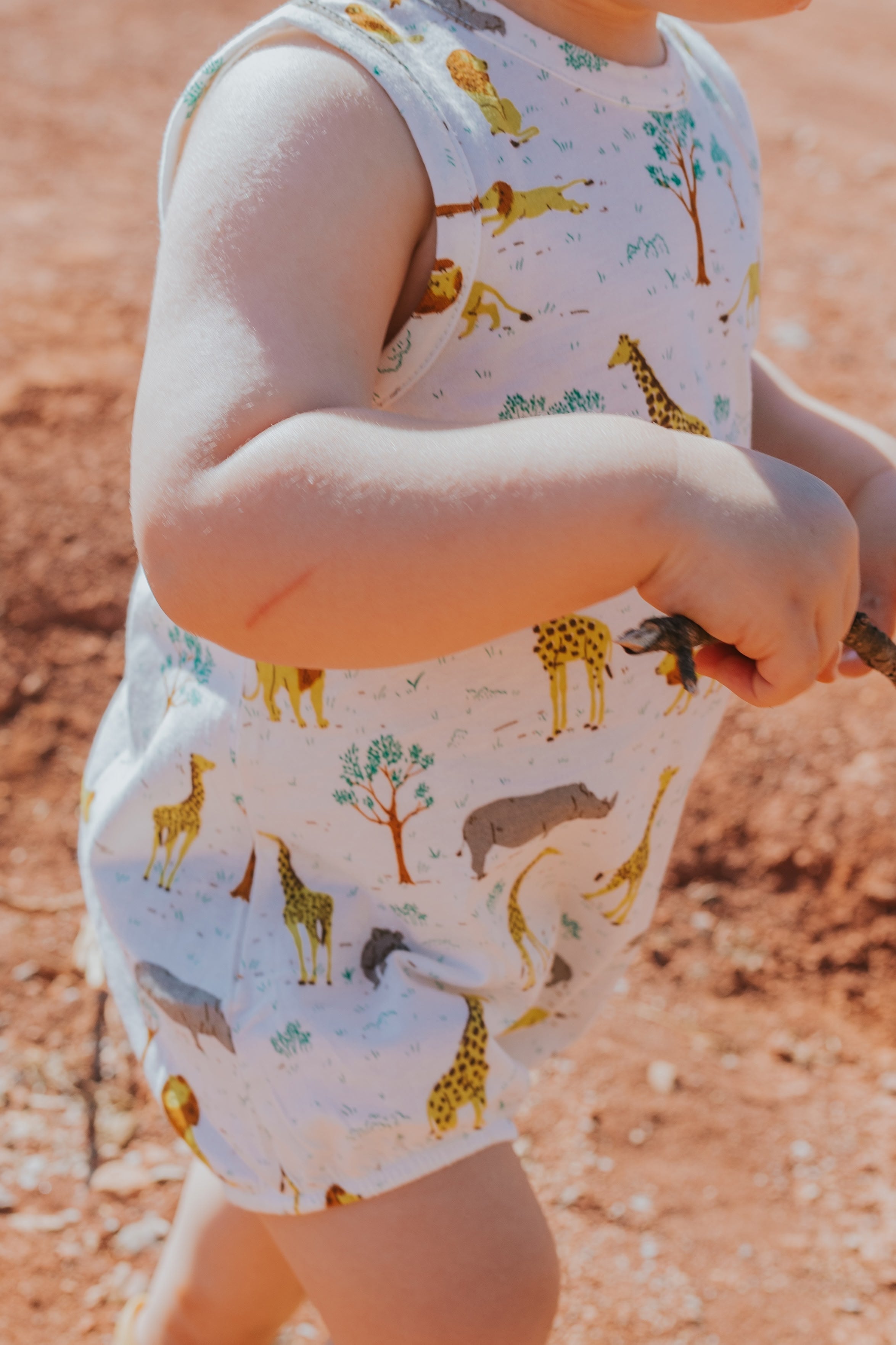 Baggy Onesie - Wild Wonder - Ivory