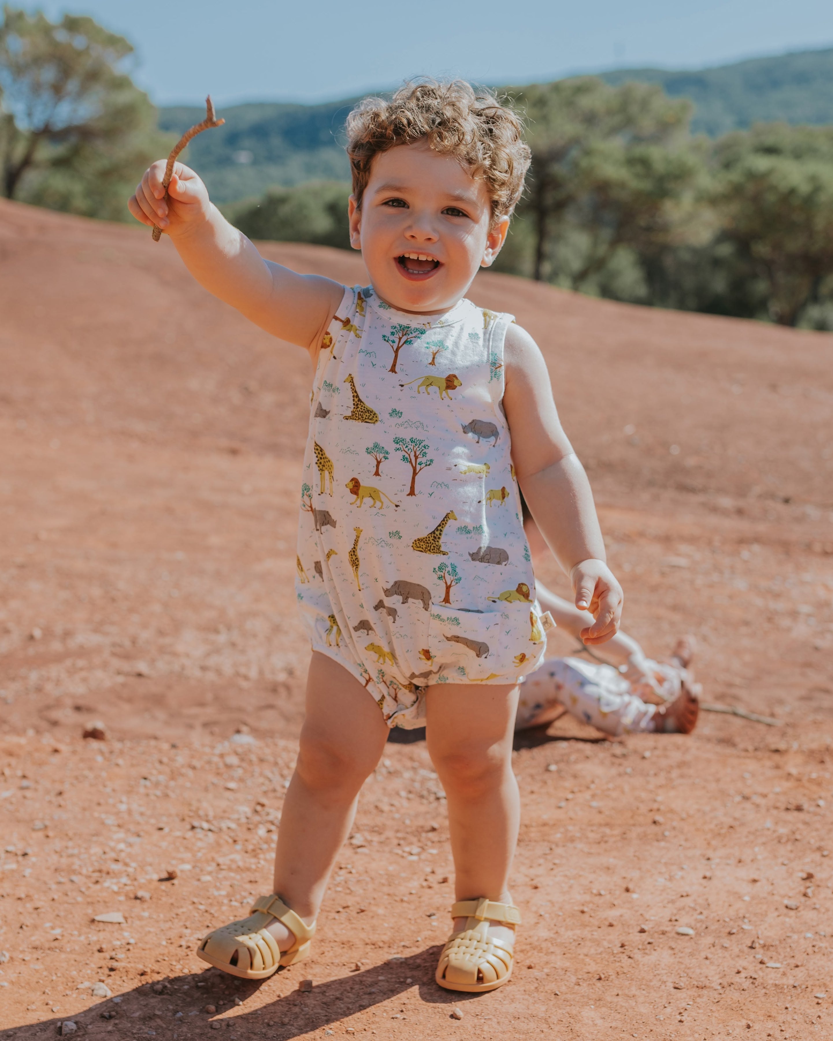 Baggy Onesie - Wild Wonder - Ivory