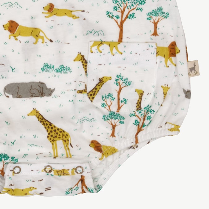 Baggy Onesie - Wild Wonder - Ivory
