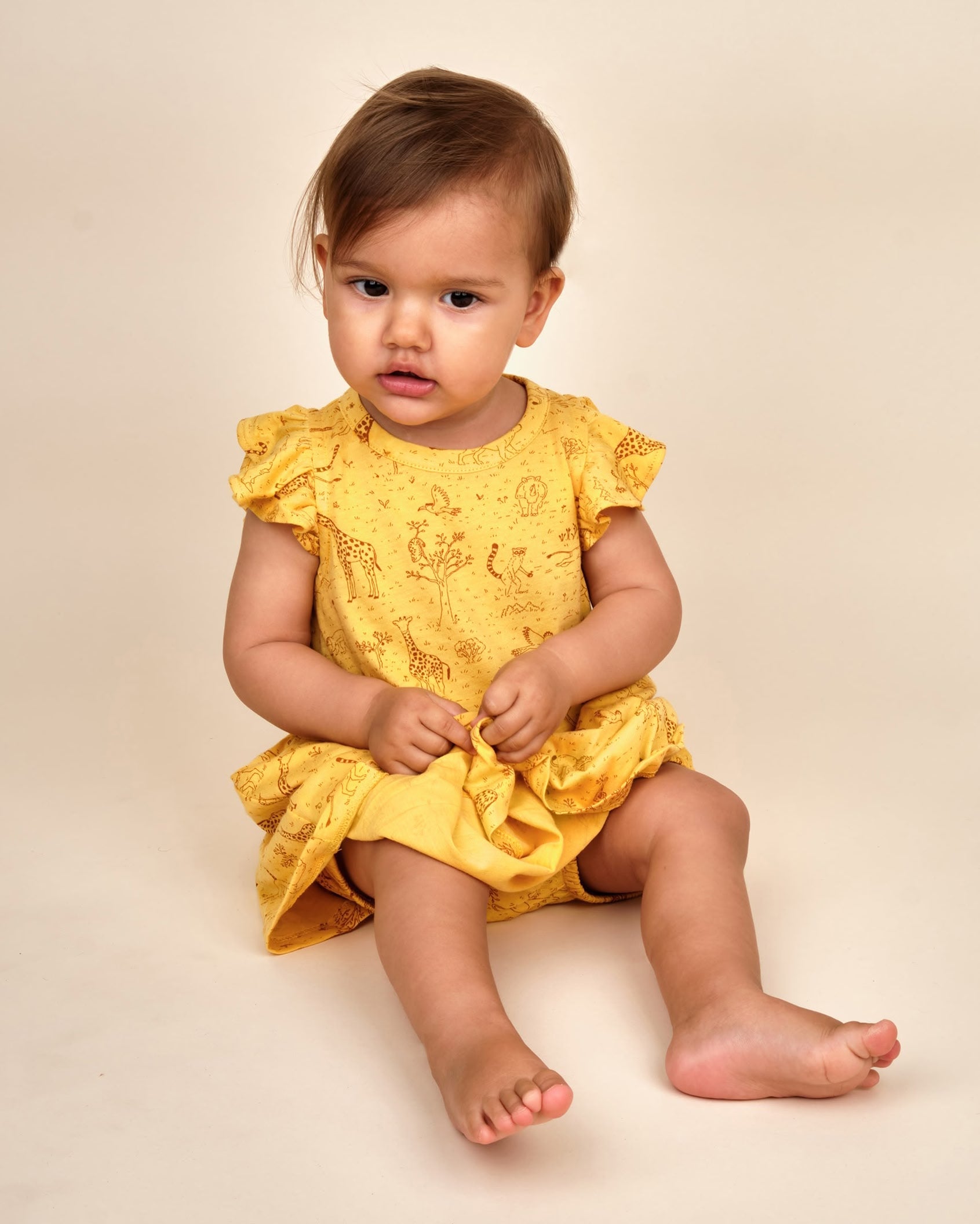 Onesie Dress - Blooming Beauty - Ivory