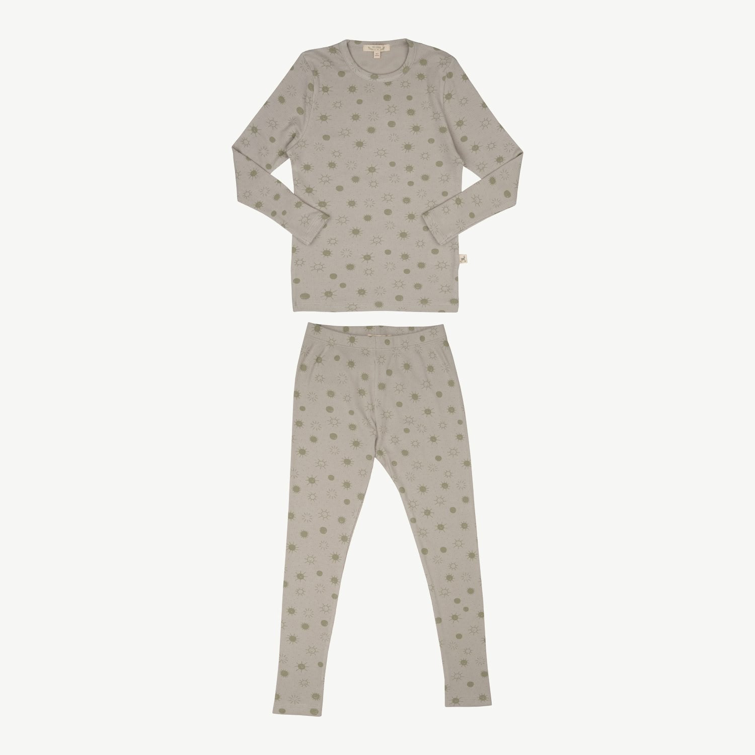 Long Sleeve Pajama - Sunny Smiles - Gray