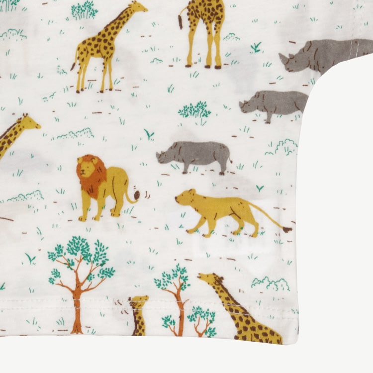 Short Sleeve T-Shirt - Wild Wonder - Ivory