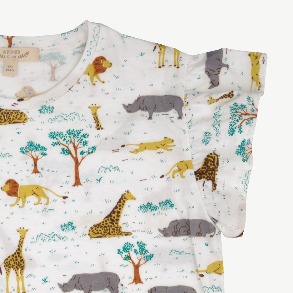 Crop Top - Wild Wonder - Ivory