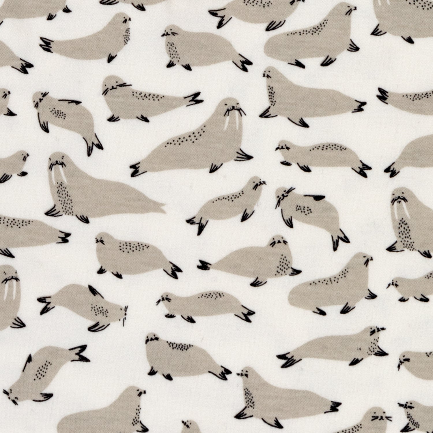 walrus 'n' seals ivory oversized t-shirt