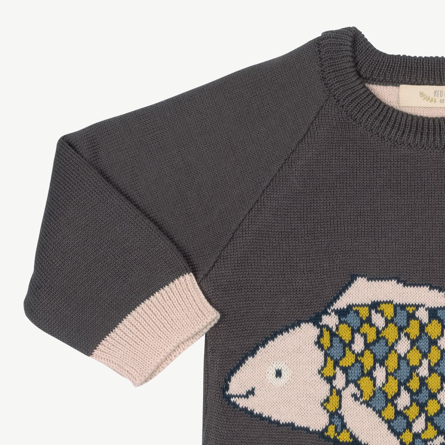 'eleanor (parrotfish)' raven knit pullover