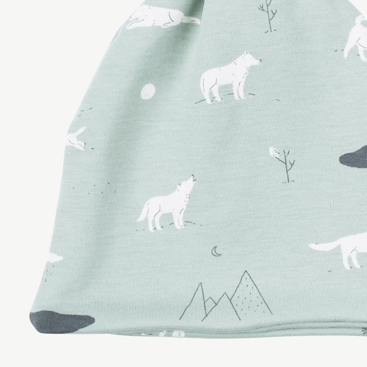 'guardian wolves' gray mist beanie