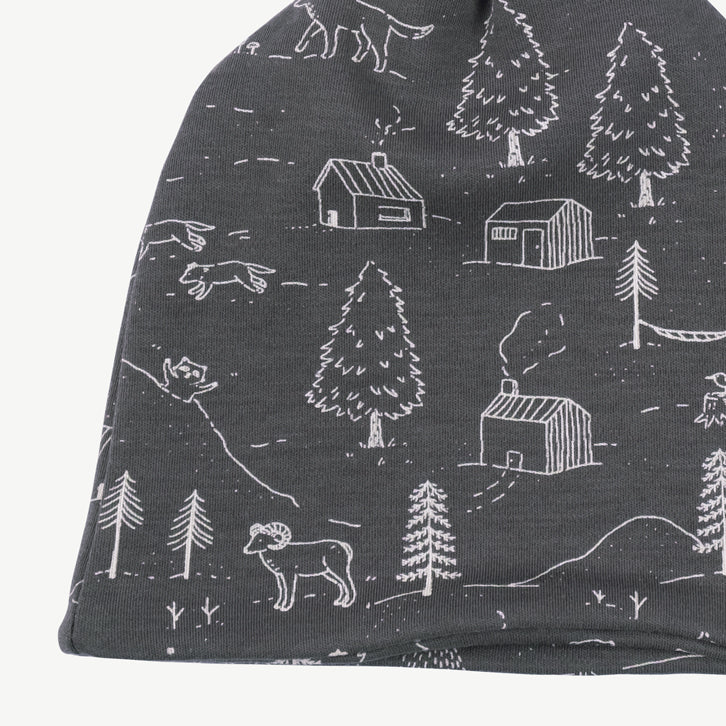 'the story' dark shadow beanie
