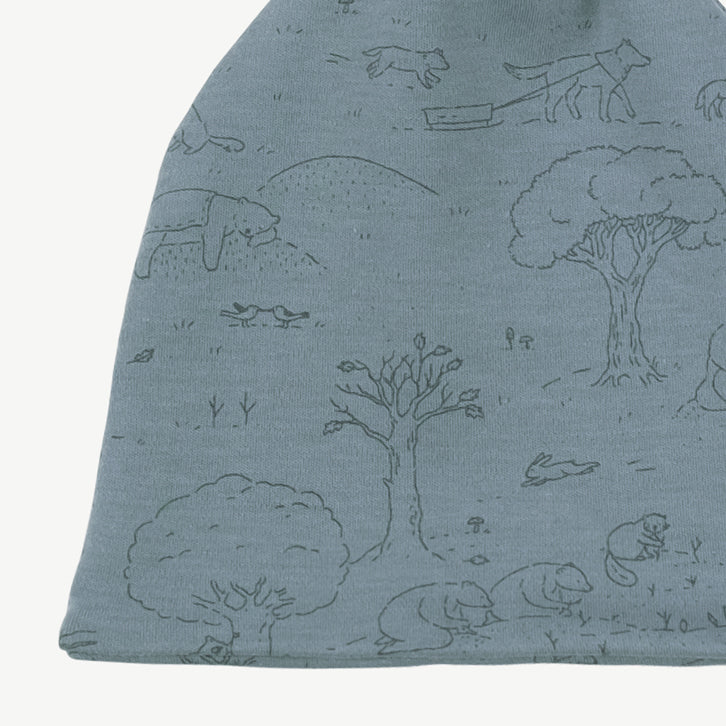 'the story' blue mirage beanie
