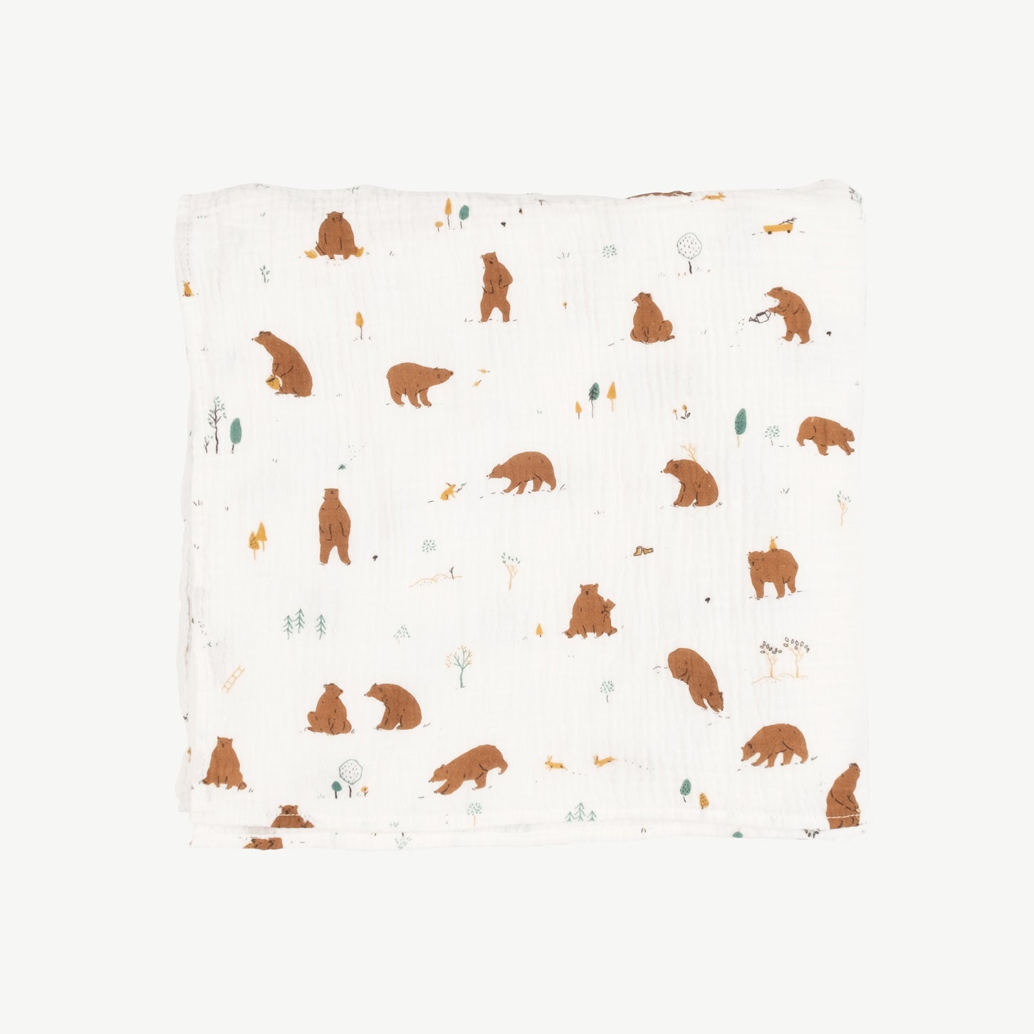 'forester bears' ivory swaddle