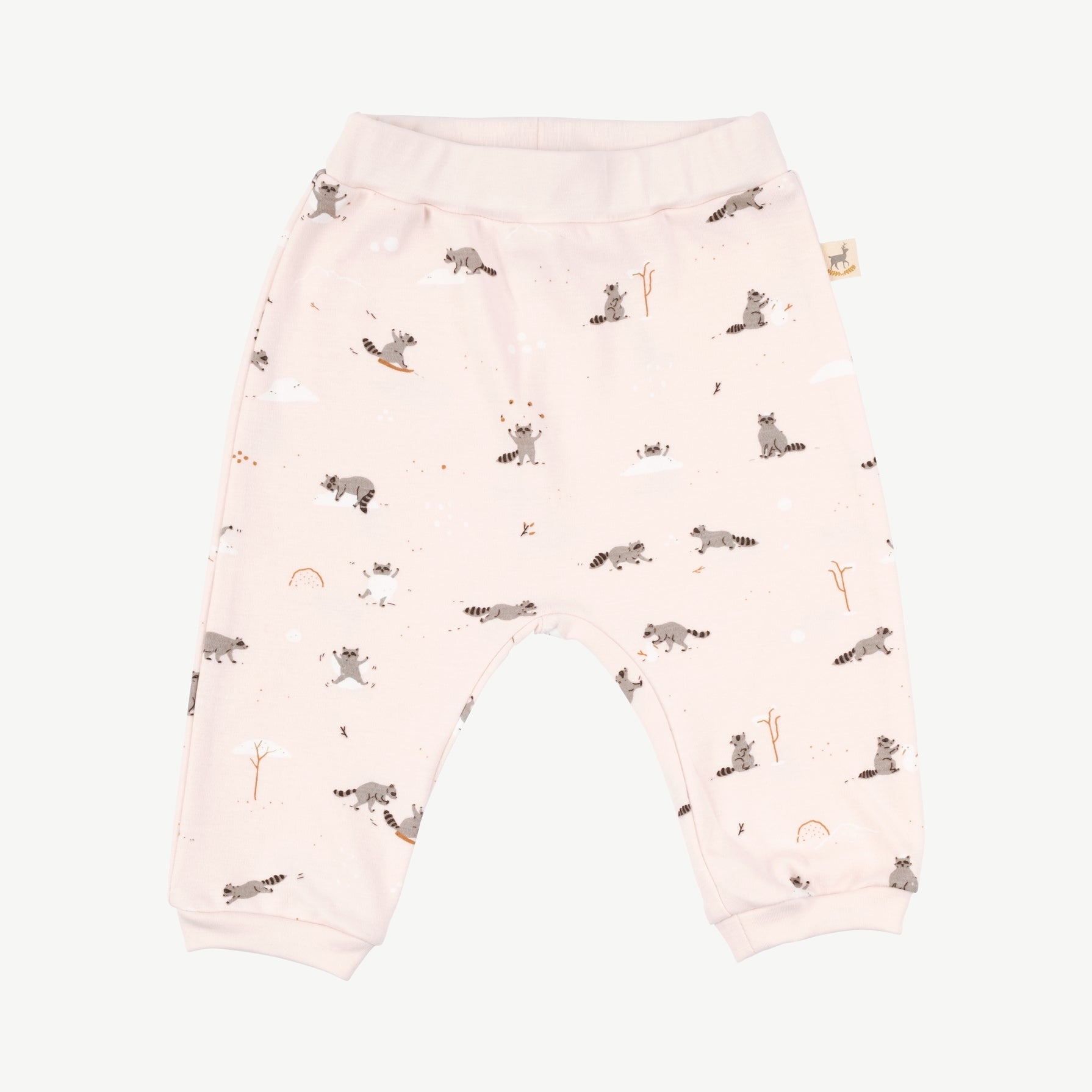 'frolicsome raccoons' pearl pants