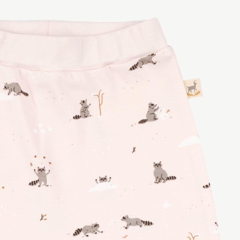 'frolicsome raccoons' pearl pants