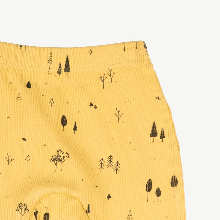 'the woods' cornsilk rib legging