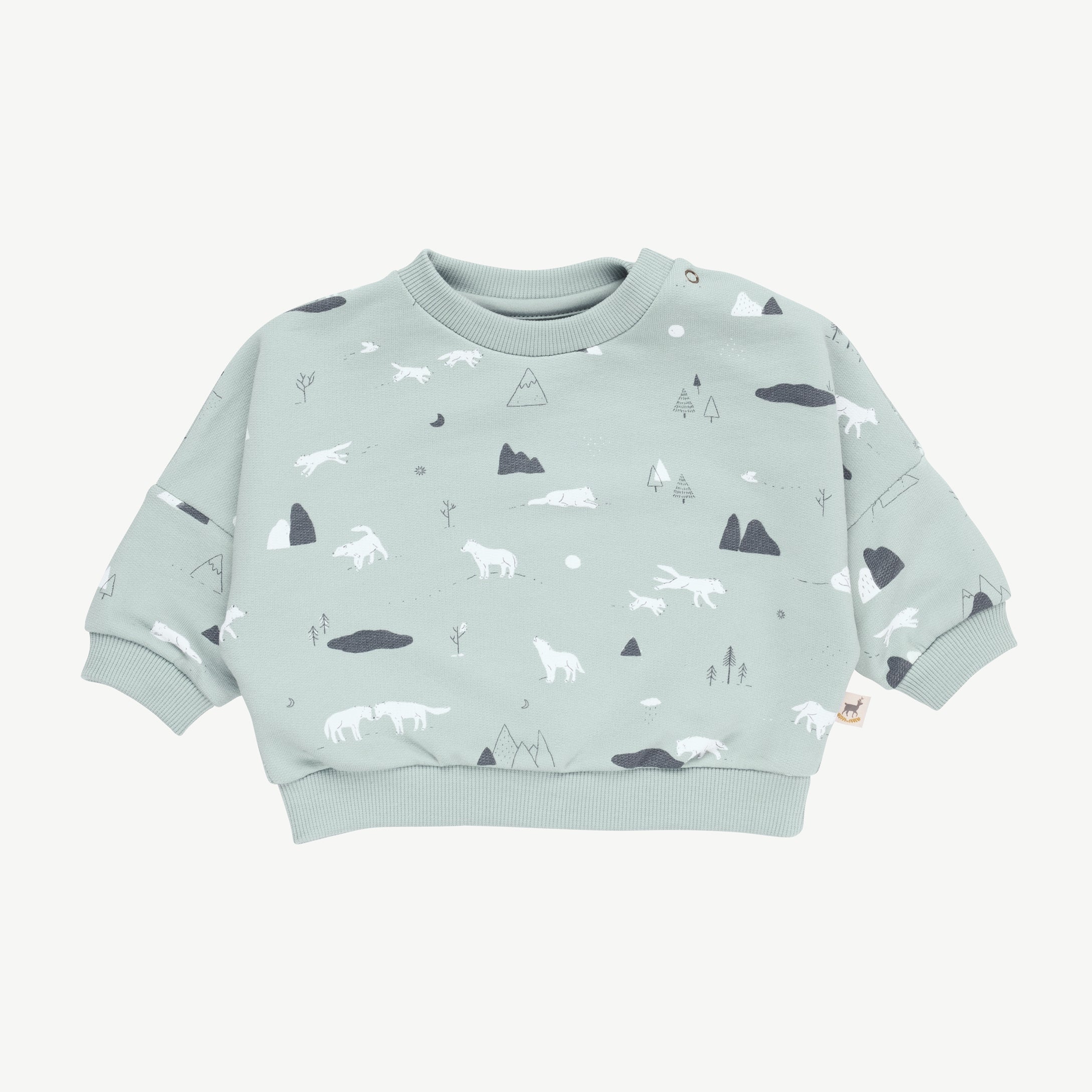 'guardian wolves' gray mist sweatshirt