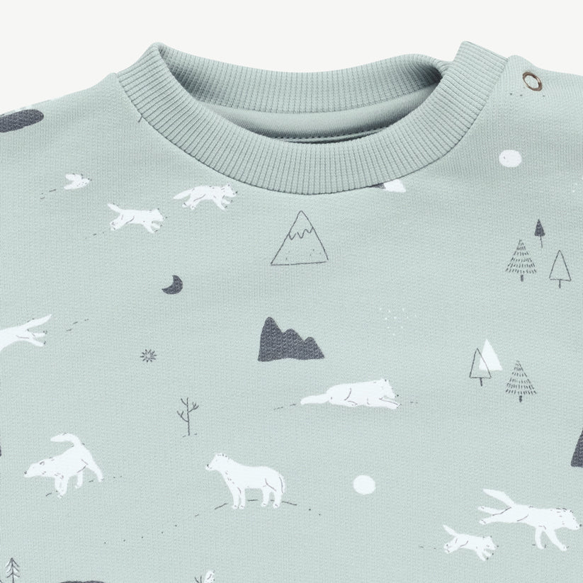 'guardian wolves' gray mist sweatshirt