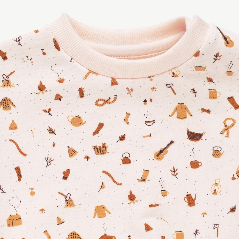 'winter essentials' pearl sweatshirt