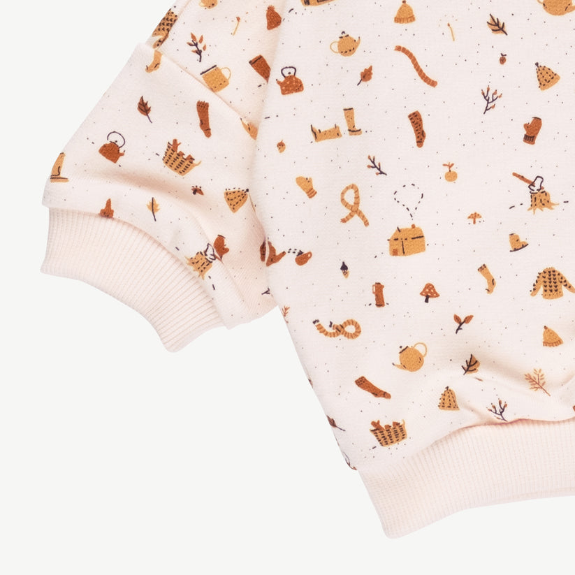 'winter essentials' pearl sweatshirt