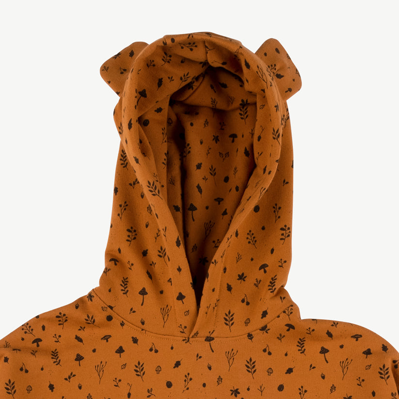 'woodland flora' sugar almond hoodie