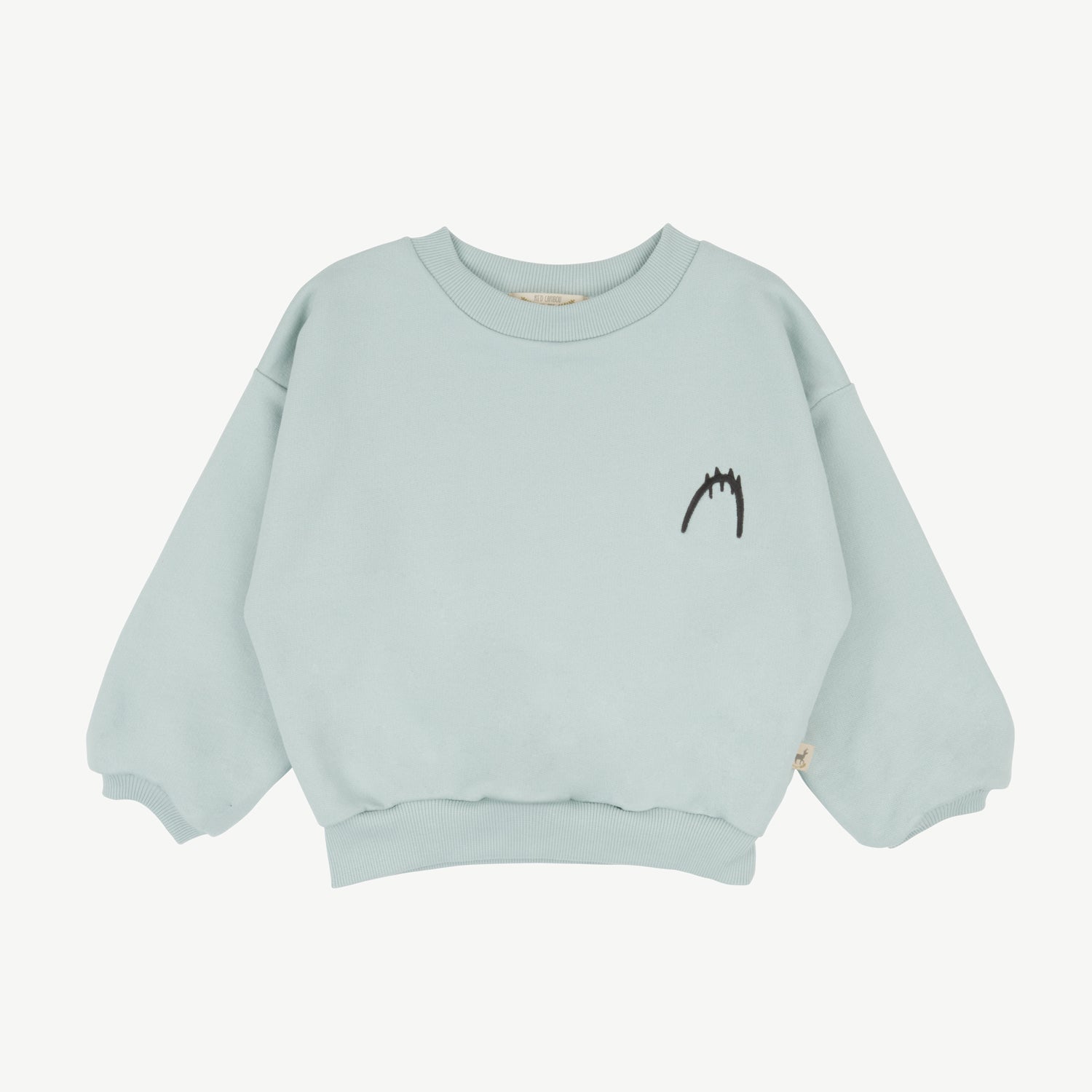 'tiny paw' gray mist sweatshirt